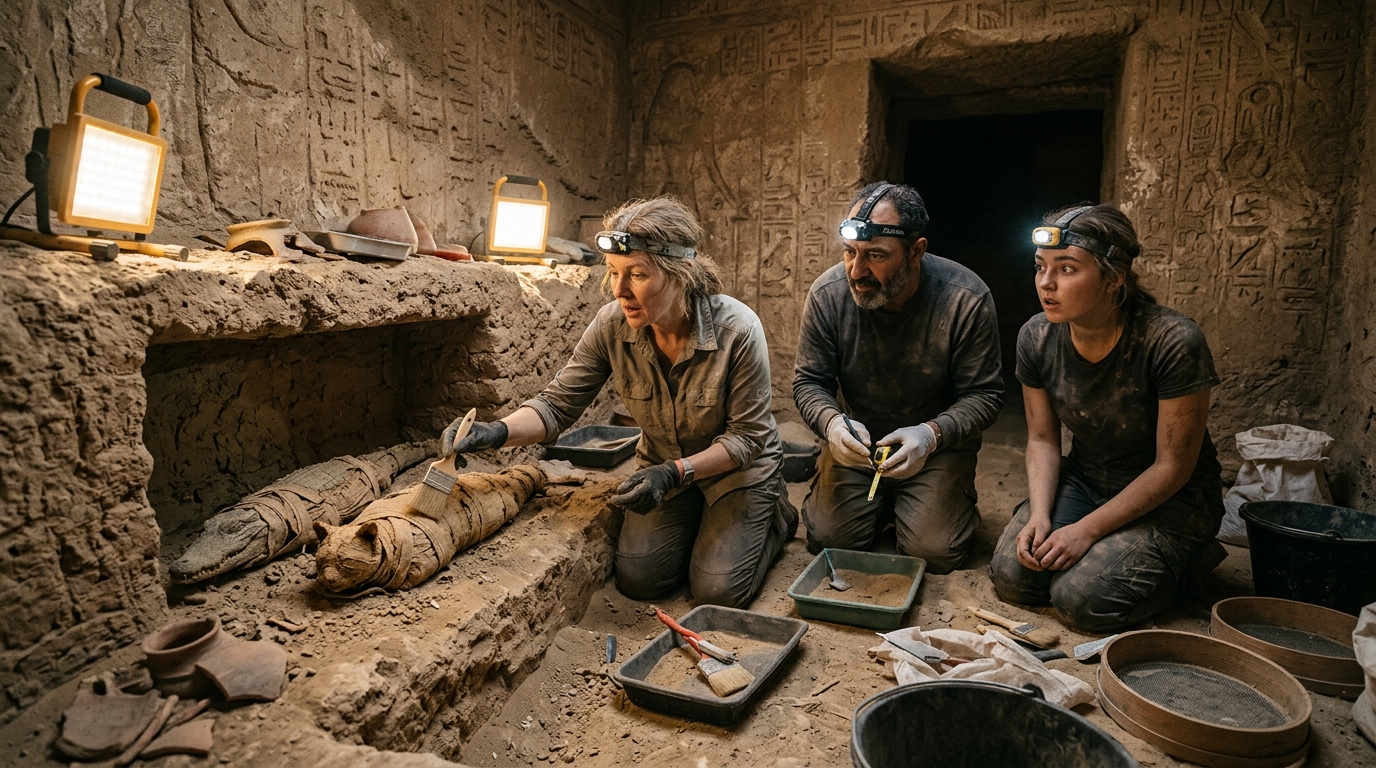 Ils croyaient déterrer des momies humaines en Égypte : ce que contenait vraiment la nécropole bouleverse les archéologues