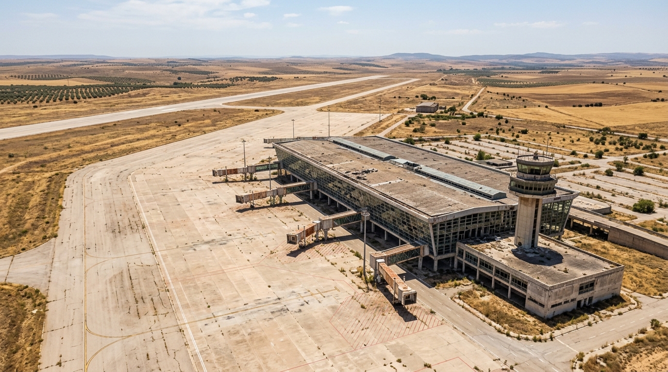Au sud de Madrid dort depuis 2012 un aéroport à 1,1 milliard d’euros que les enchères n’ont pas réussi à vendre