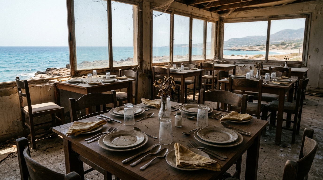Chypre a une station balnéaire vidée en quelques heures en 1974 : les tables des restaurants sont restées mises pendant 46 ans