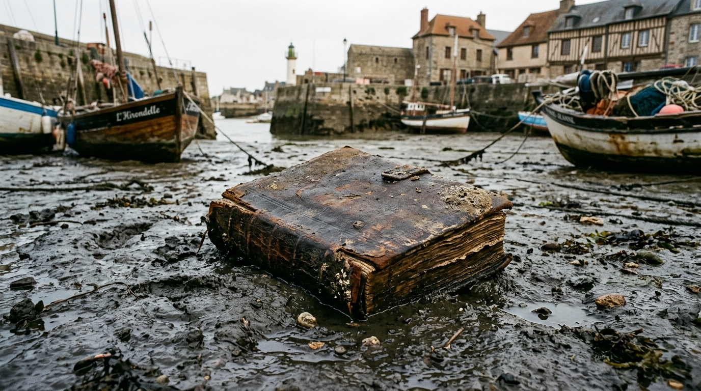 Dans la vase d’un ancien port dormait le carnet de bord d’un négrier que personne n’attendait là