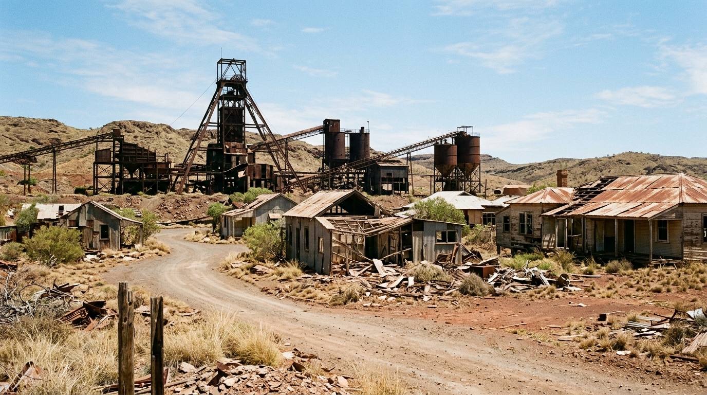 Dans le nord-ouest de l’Australie dort depuis 2007 une ville rayée des cartes que sa mine n’a jamais quittée