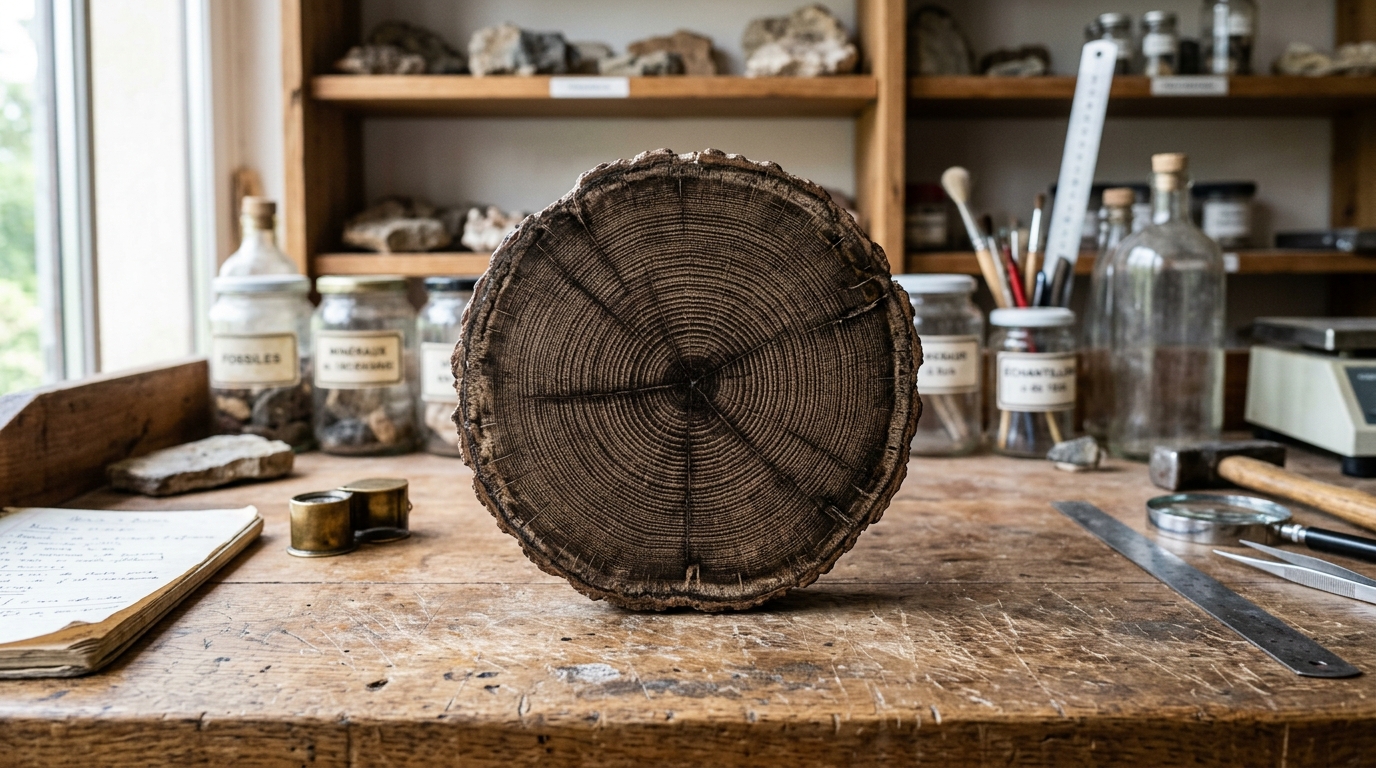 Dans un bois fossile de 252 millions d’années dormaient des cernes si serrés que personne n’osait les dater