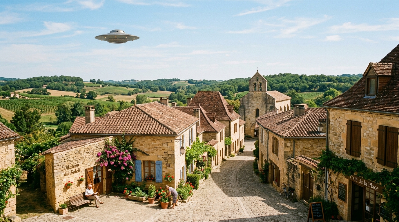 Dans un village du Sud-Ouest dort depuis 1954 un arrêté municipal qui interdit aux soucoupes volantes de se poser