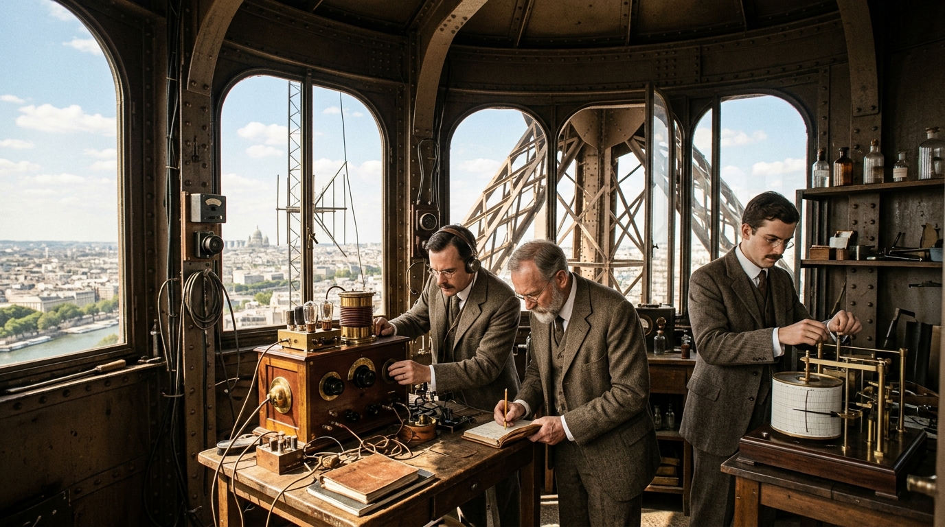 Elle devait être démontée en 1909 : ce qui se passait à son sommet a changé la décision de Paris