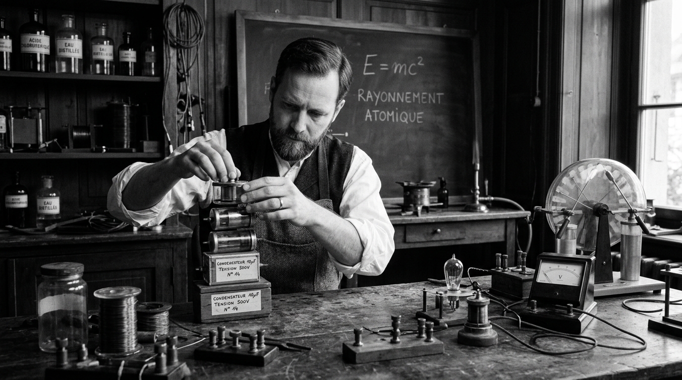 En empilant quelques condensateurs dès 1919, un physicien suisse a littéralement changé la façon dont on ouvre les noyaux atomiques