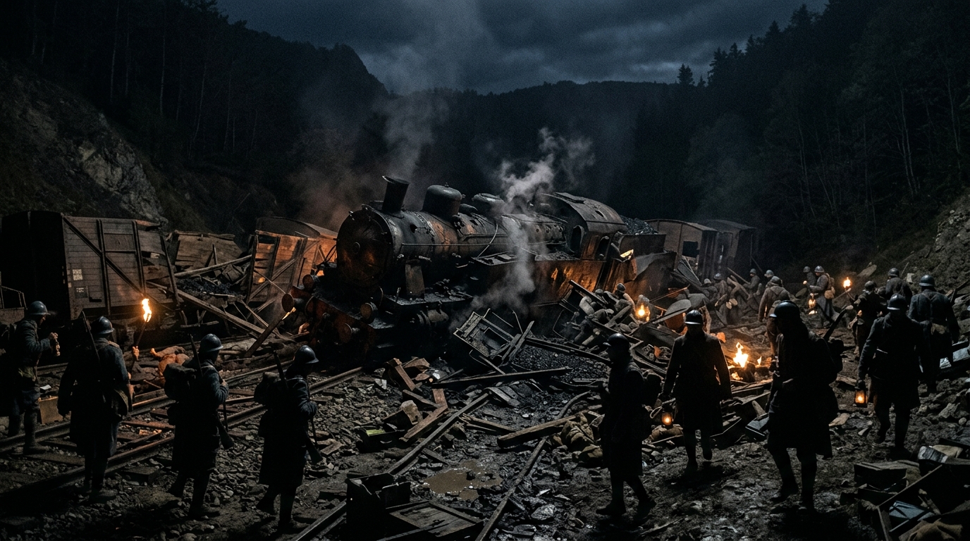 En entassant 1 000 poilus dans un train sans freins un soir de décembre 1917, l’armée a provoqué le pire accident ferroviaire français