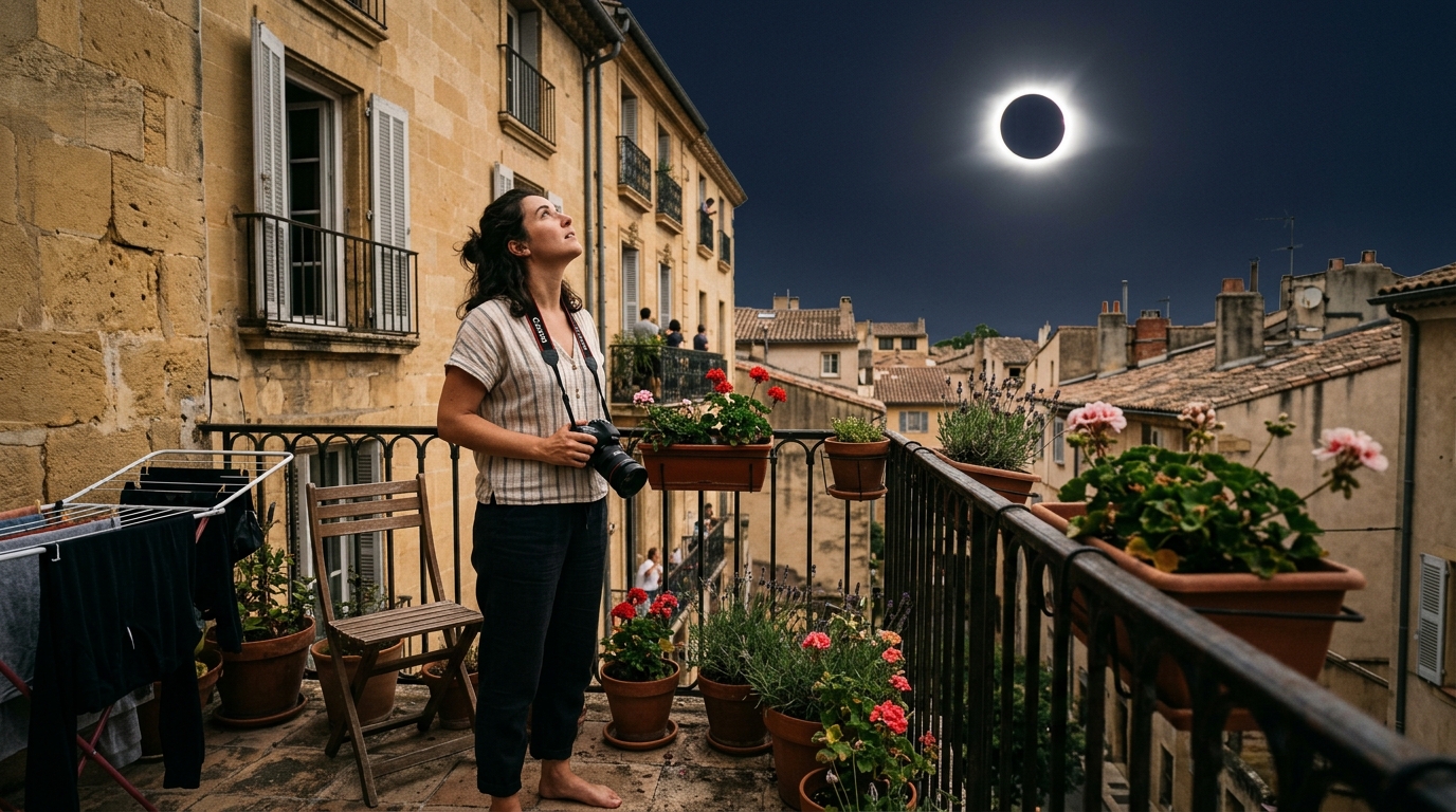 Fini les photos qui ratent tout : demain, pendant l’éclipse, c’est l’œil nu qui verra ce que les appareils ne captent pas
