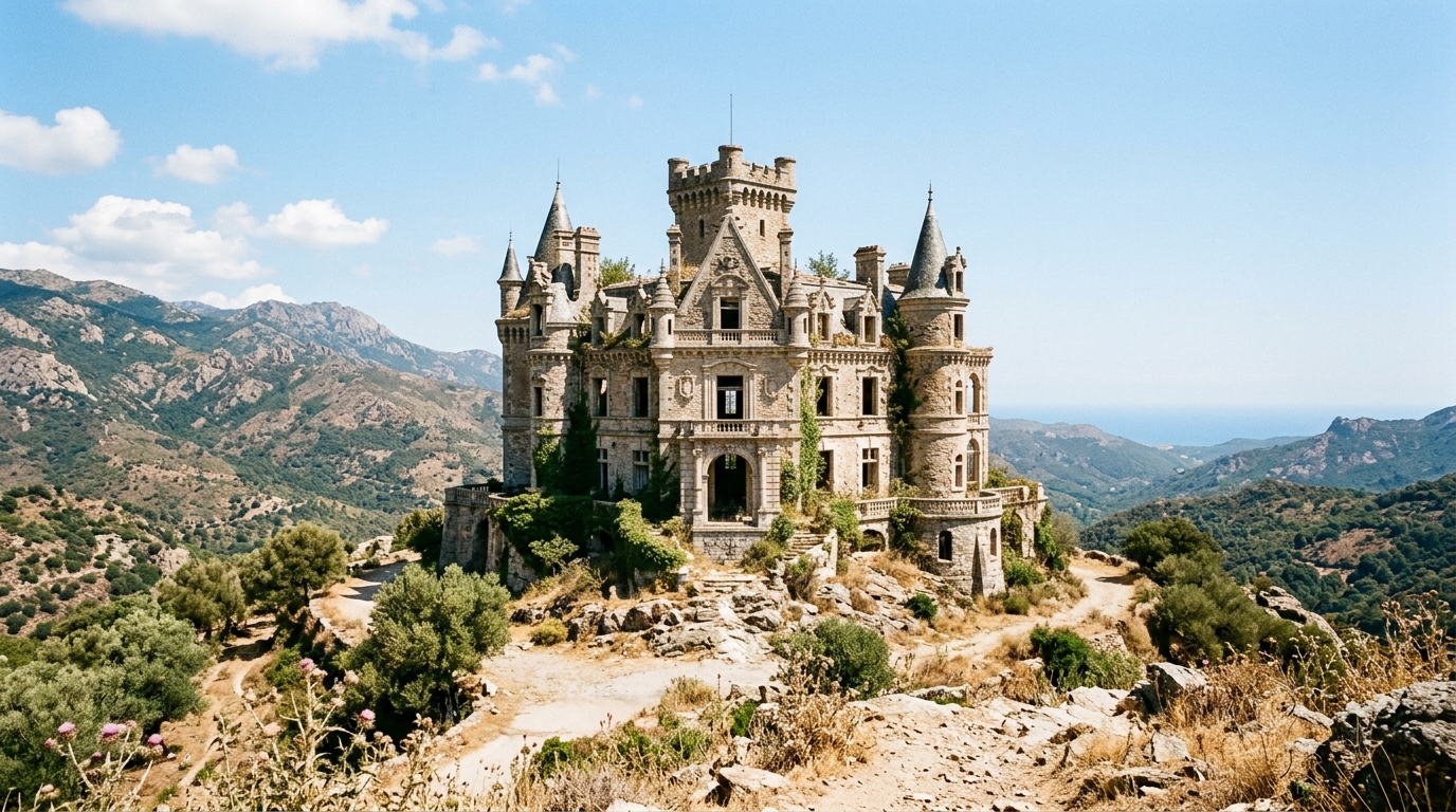 La Corse a un château vide depuis 1978 : ses murs viennent d’un palais parisien qui n’existe plus