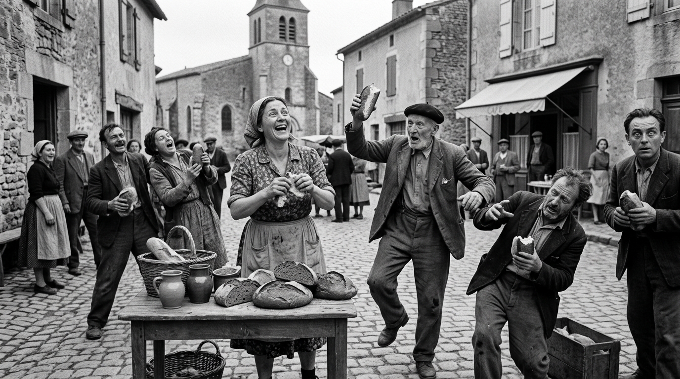 La France a un village frappé en 1951 par un pain qui a fait délirer 250 personnes : la cause n’a jamais été tranchée