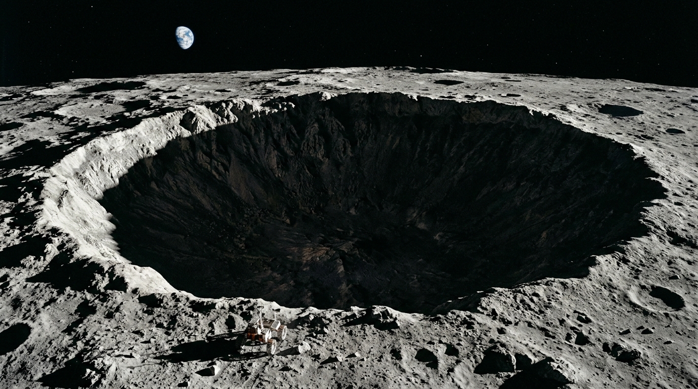 La NASA vise le pôle Sud de la Lune et pas l’équateur : la raison tient à ce que le fond des cratères a piégé