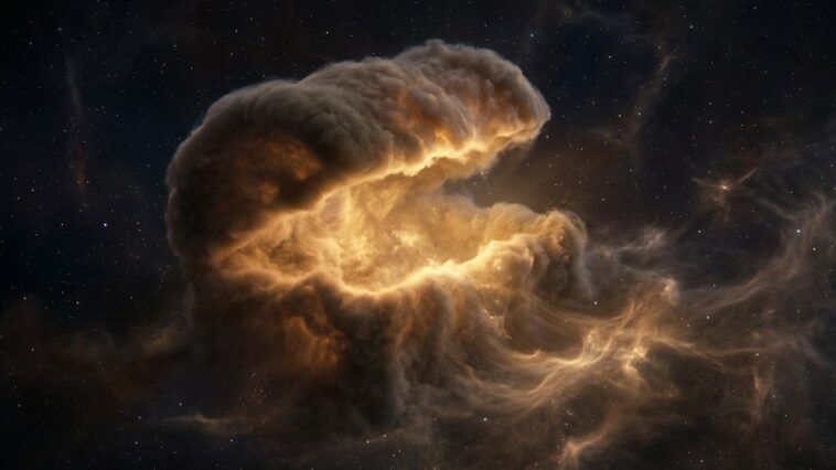Les astronomes n'en peuvent plus de le répéter : ce globule en forme de coffre ouvert doit sa silhouette à quelque chose q...