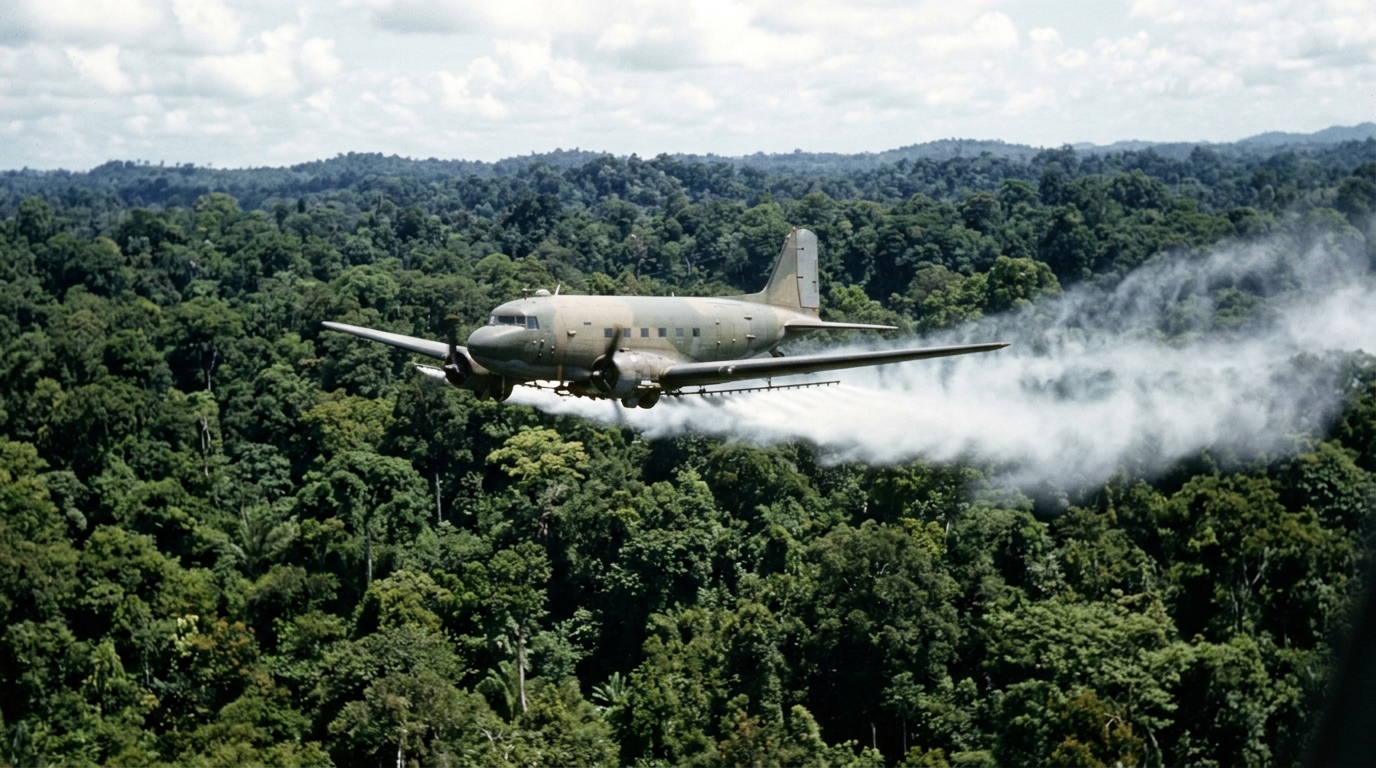Les avions français pulvérisaient déjà des herbicides sur l’Indochine en 1951 : la raison oubliée refait surface dans les archives