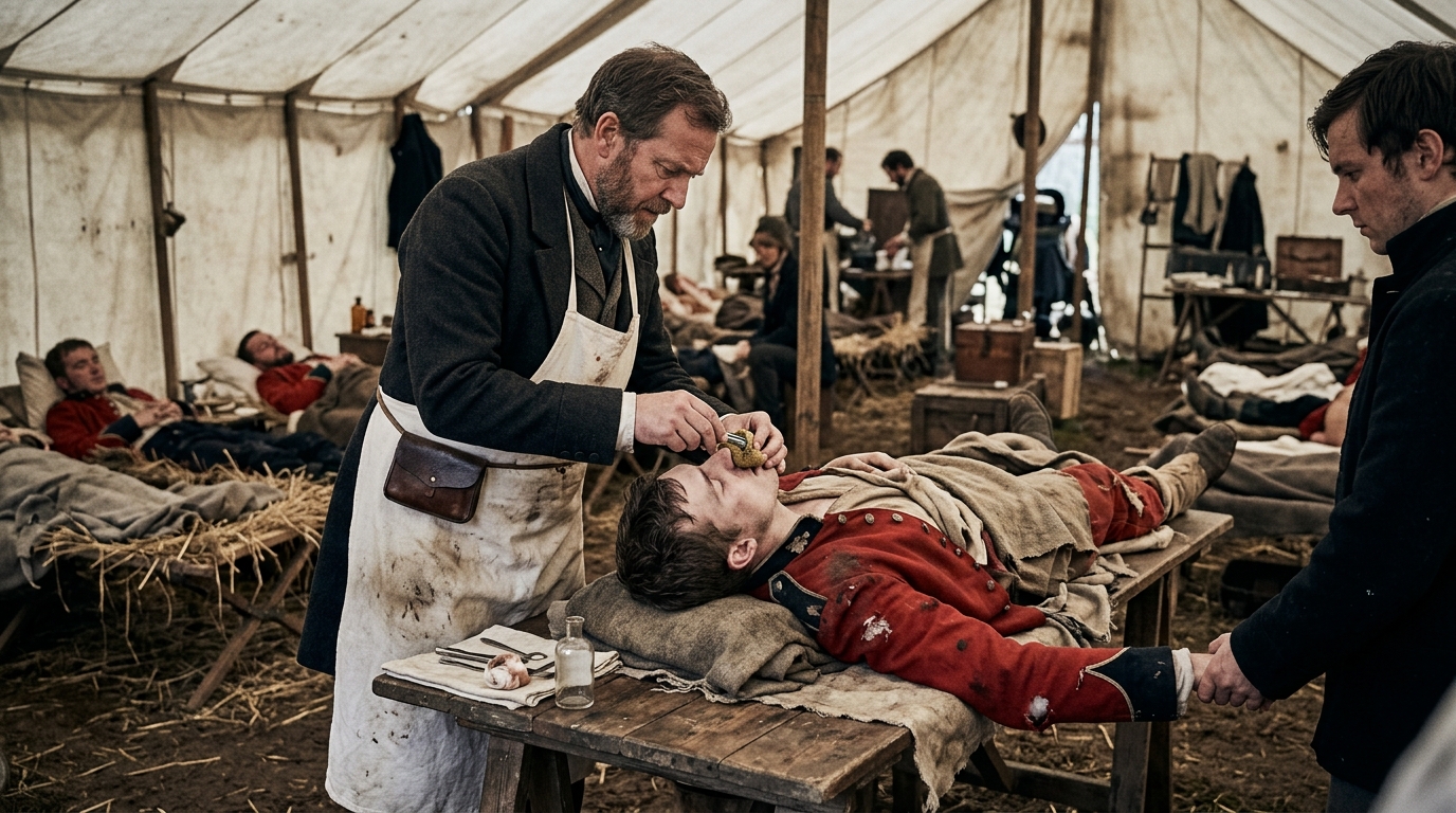 Les chirurgiens militaires opéraient tous à vif : ce qu’un médecin britannique a tenté en 1854 a tout renversé