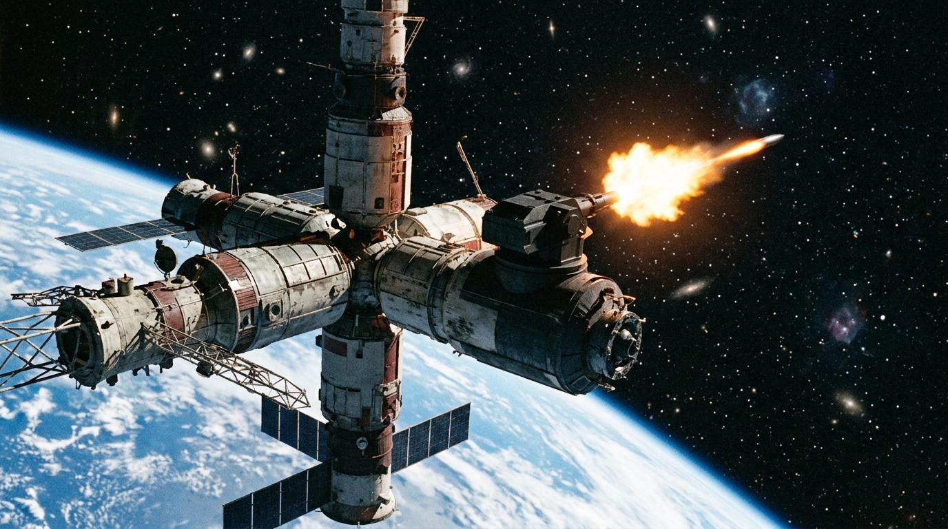 Les Soviétiques ont tiré au canon depuis une station spatiale en janvier 1975 : la raison est restée secrète jusqu’à la chute de l’URSS
