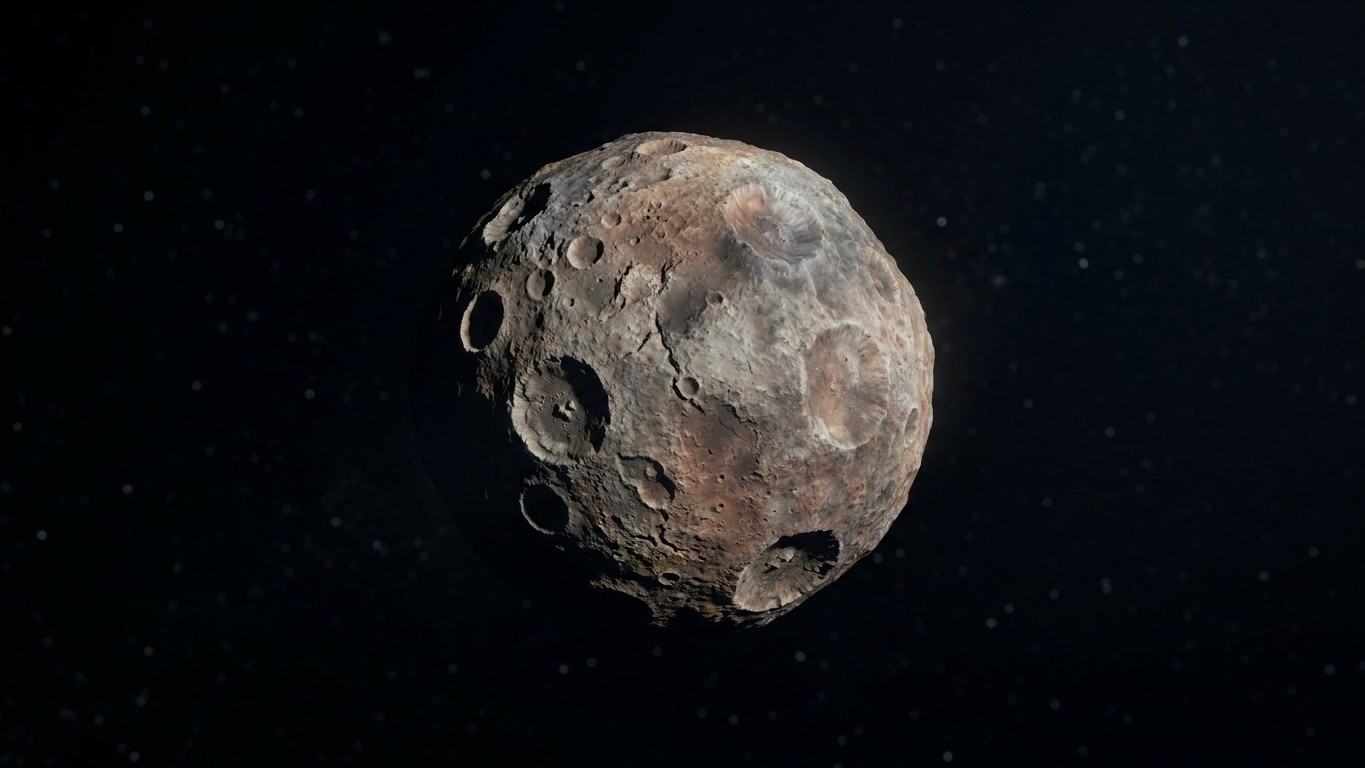 On s’obstine tous à voir en lui un éclat arraché à la Lune, alors que sa façon de tourner le rattache à une région bien plus lointaine