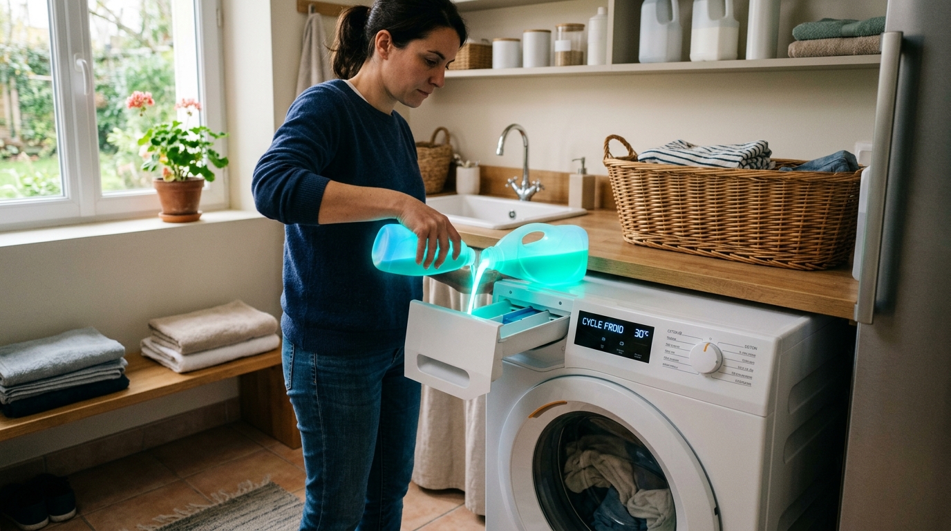 On s’obstine tous à laver à 40 °C, alors qu’une molécule dessinée par IA fait le travail à l’eau du robinet