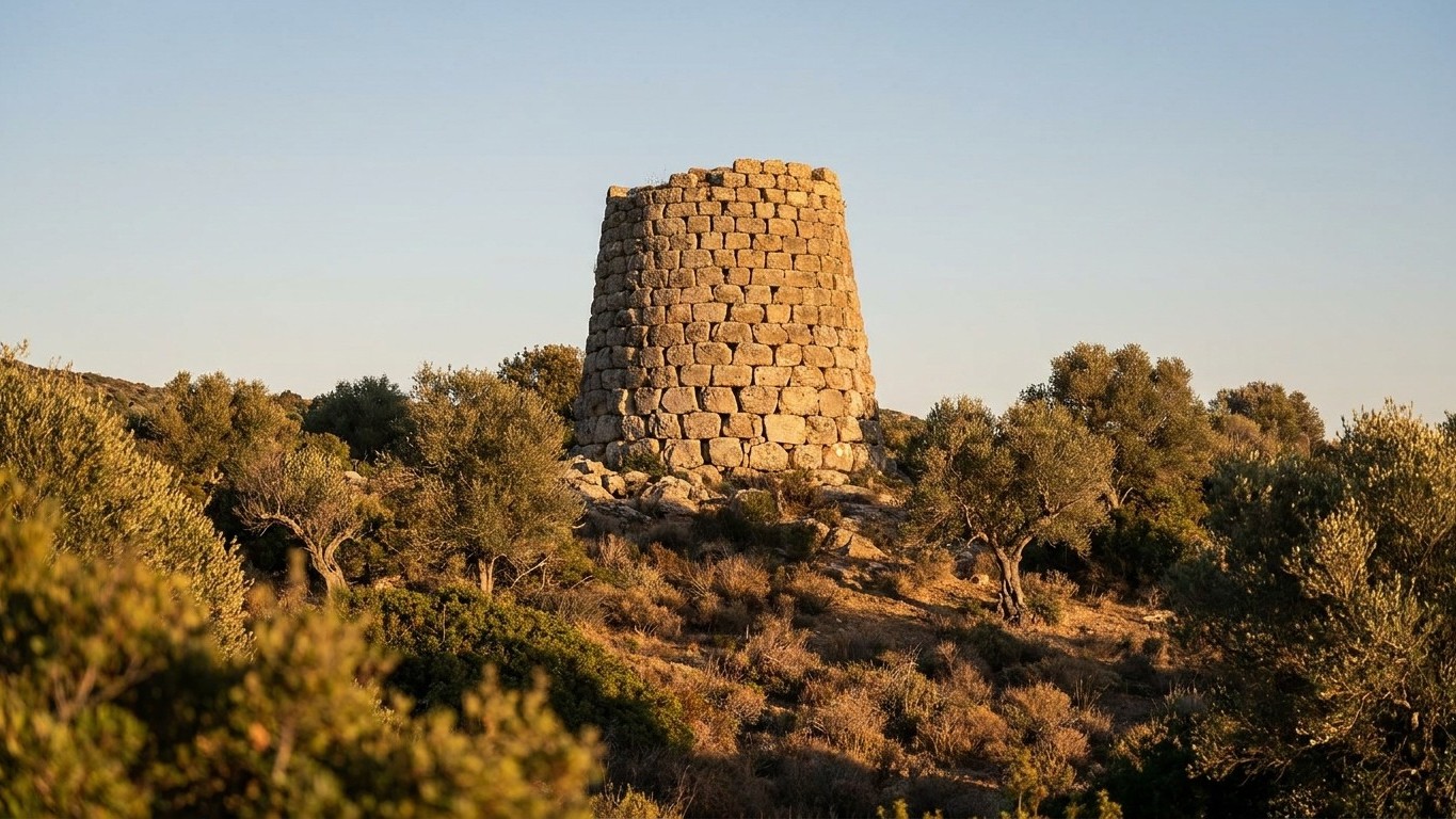 Sur les collines de Sardaigne se dressent depuis 3 800 ans près de 7 000 tours montées sans une seule goutte de mortier