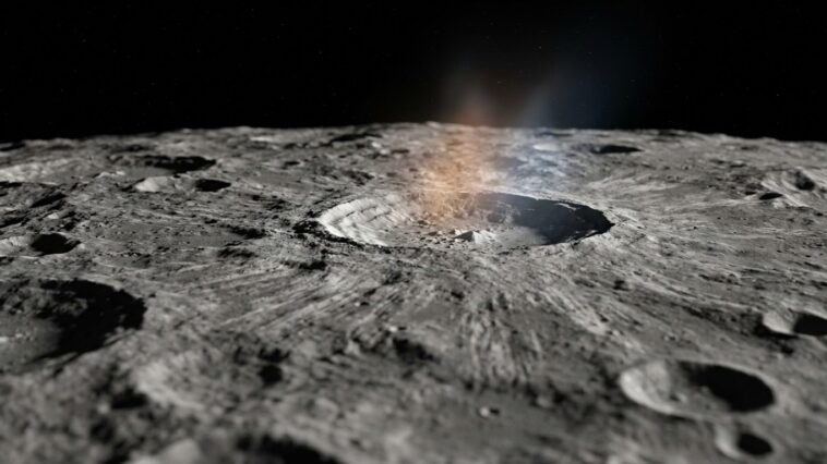 Un étage de fusée SpaceX s'est écrasé sur la Lune : la science vient de comprendre ce que le panache a fait remonter du so...