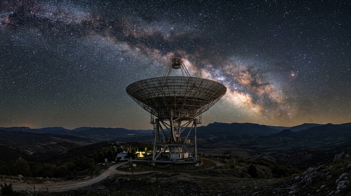 Arecibo n’a jamais été la seule antenne à parler aux étoiles : ce qu’une parabole de 70 m en Crimée a lancé en 1999