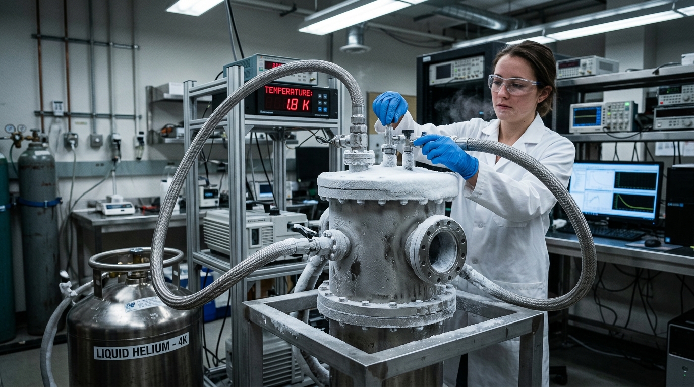 Ce réfrigérateur de Yorktown Heights n’a jamais été prévu pour conserver quoi que ce soit : ce qu’IBM y descend à 15 millikelvin