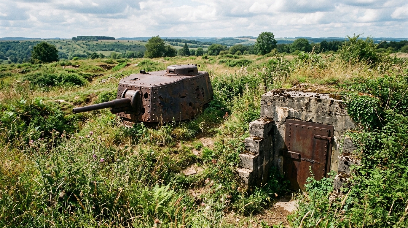 C’est fini pour la visite des souterrains de Froideterre : ce que les tourelles de 1916 laissent encore voir près de Verdun