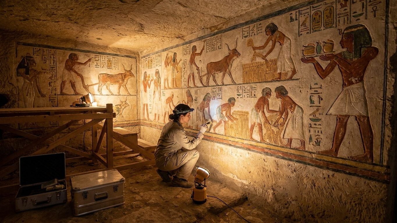 Je croyais que les tombes de Saqqarah n'avaient plus rien à livrer : ce que les archéologues ont trouvé chez le juge Younm...