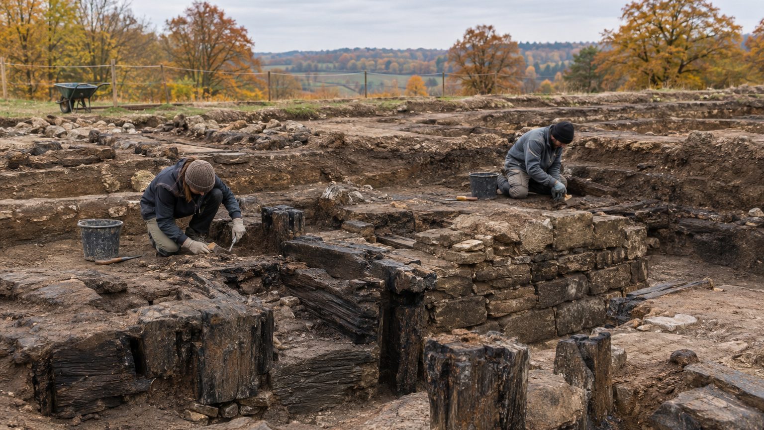 Les archéologues ont dégagé 22 m de rempart gaulois incendié à 4 m sous l'Hôtel-Dieu : ce que ce mur change pour la Lutèce...
