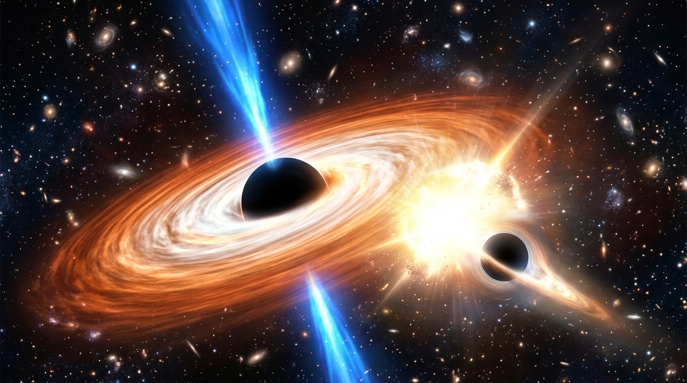 On croyait qu’il s’enflammait tout seul » : pourquoi les astronomes ne quitteront plus OJ 287 des yeux avant 2028