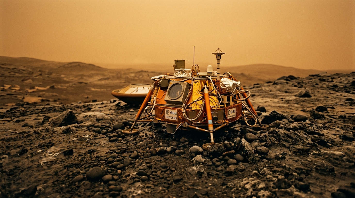 Si cette sonde posée sur Titan n’a parlé que 72 minutes, ce n’est pas la faute de son atterrissage : c’est ce qui l’écoutait depuis l’orbite