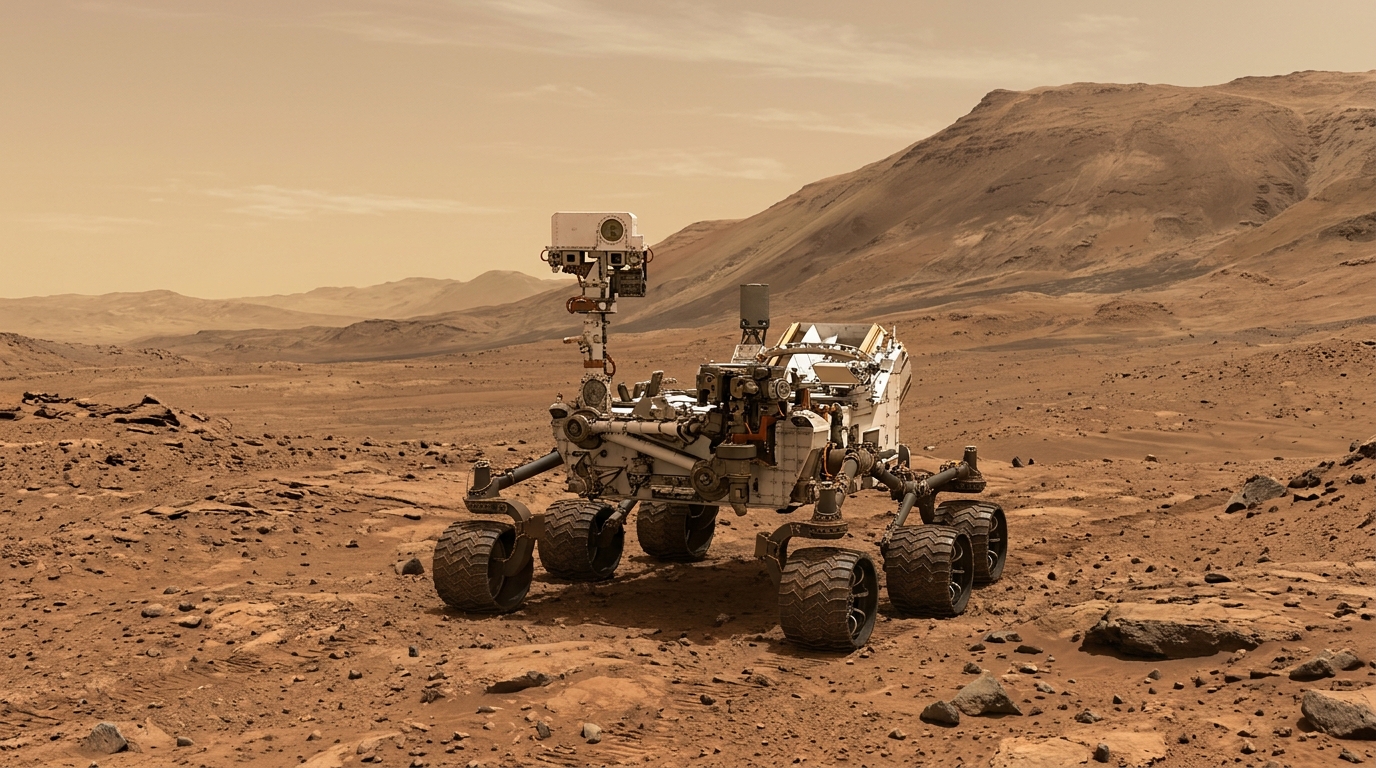 Si Curiosity apparaît seul sur ses selfies martiens, ce n’est pas un second robot qui le photographie : c’est ce que la NASA retire de l’image