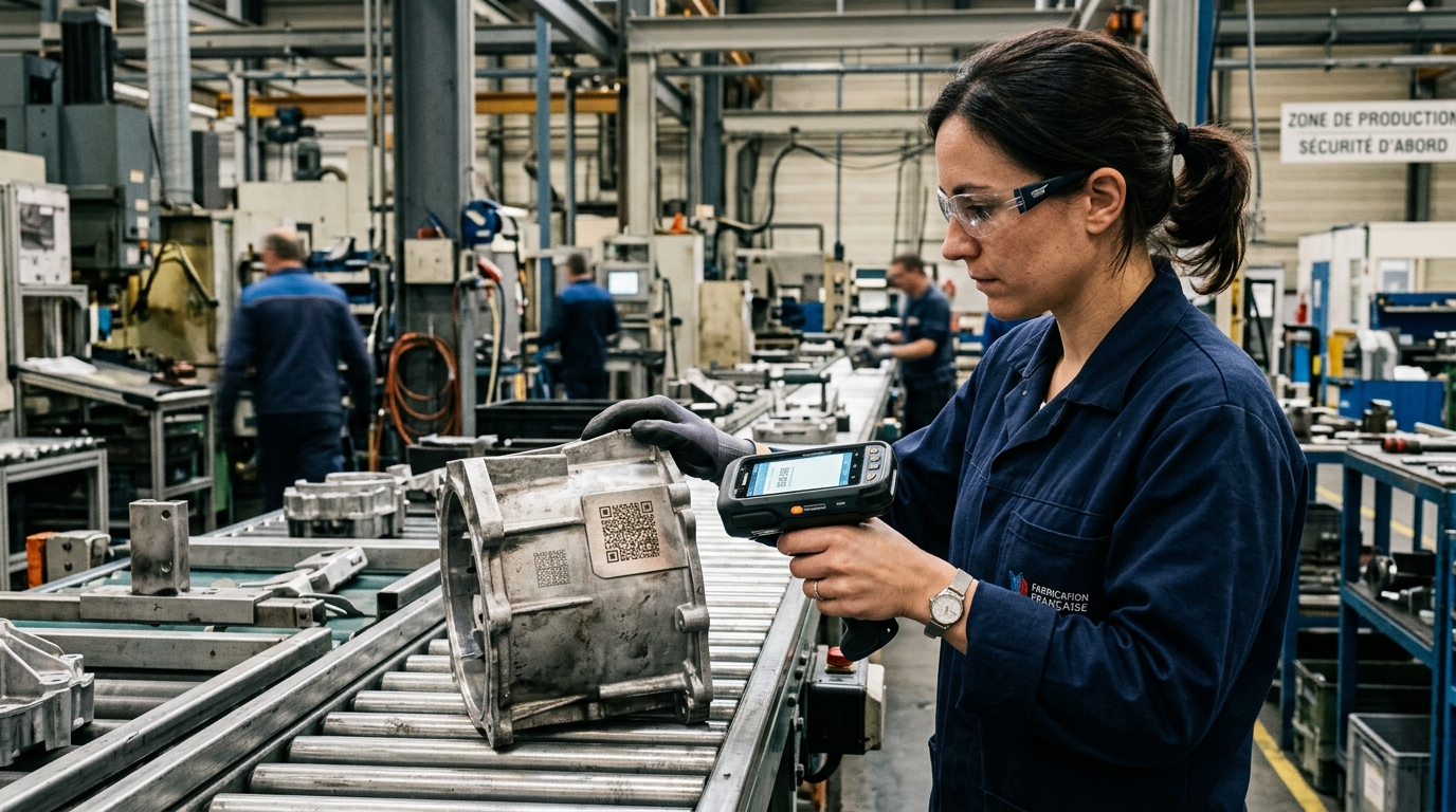 Si le code QR se lit dans tous les sens, ce n’est pas pour votre téléphone : c’est ce qu’un ingénieur devait suivre à l’usine