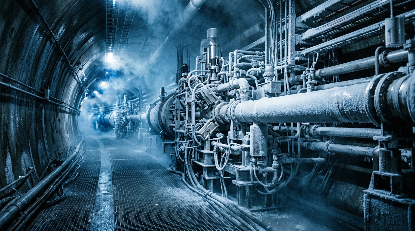 Si le LHC avale 120 tonnes d’hélium liquide sous la frontière suisse, ce n’est pas pour gagner quelques degrés : c’est pour descendre plus bas que l’espace