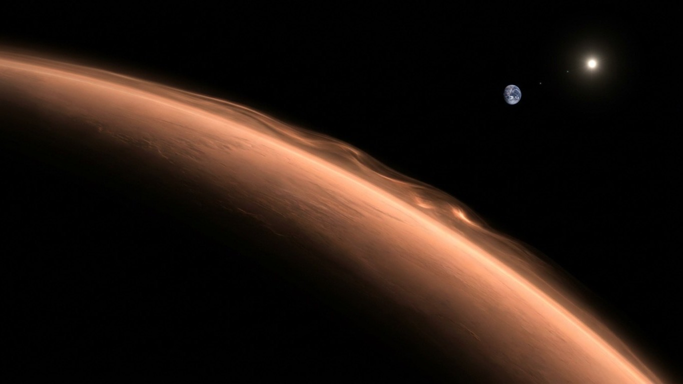 Si Mars continue de perdre ses ions alors que le vent solaire reste calme, ce n’est pas lui le coupable : c’est ce qui ondule à la frontière de son atmosphère