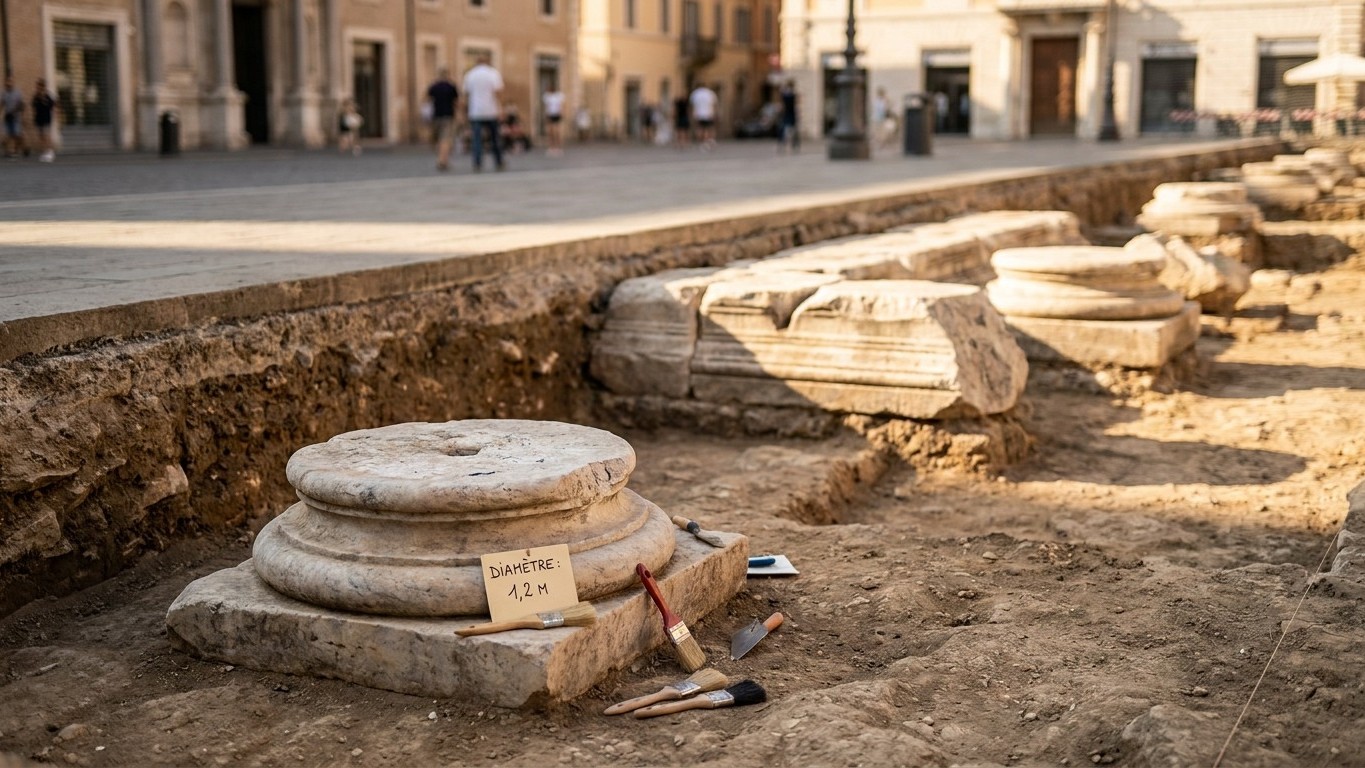 Sous une place de Fano dort depuis plus de vingt siècles le seul édifice qu’un architecte romain dit avoir conçu de sa main