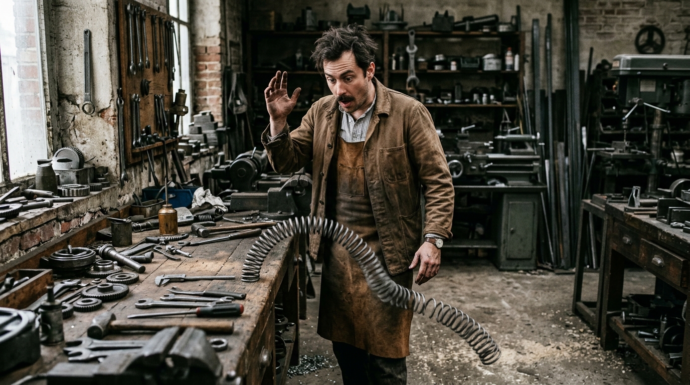 Un ingénieur fait tomber un ressort de son établi en 1943 et ce n’est pas un instrument de marine qu’il obtient