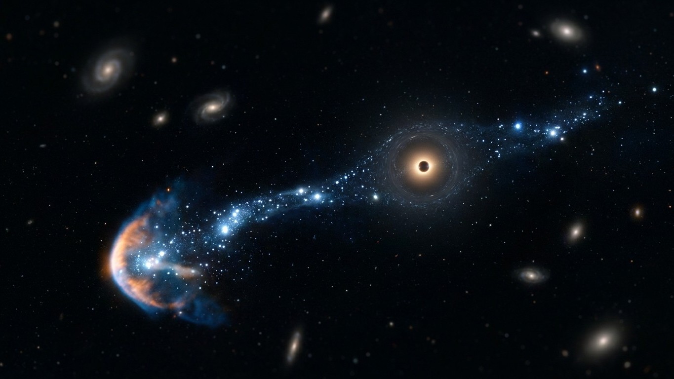 Un trou noir de 10 millions de soleils retrouvé loin de sa galaxie : le détail qui a alerté les astronomes