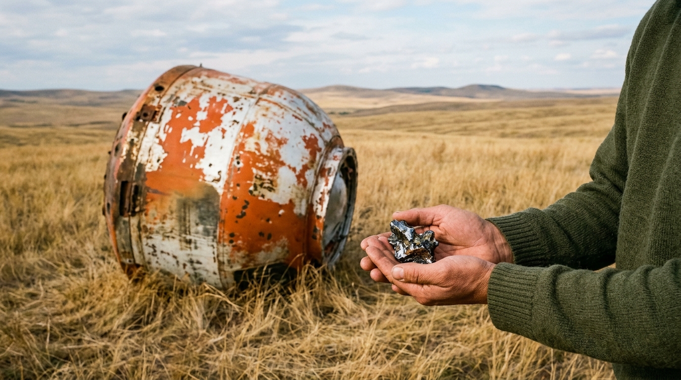 Une capsule soviétique est tombée dans la steppe kazakhe en 1970 : ce qu’elle contenait tenait dans une main