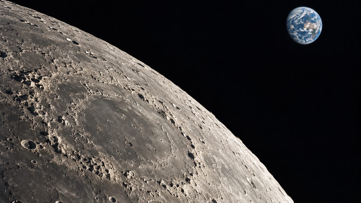 Ce cratère de 960 km était collé au bord de la Lune, à moitié invisible et jamais vu en entier depuis la Terre : ce que l'...